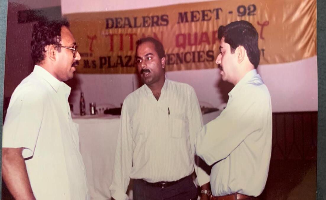 Calicut Watch House at the Titan Dealers Meet, 1992
